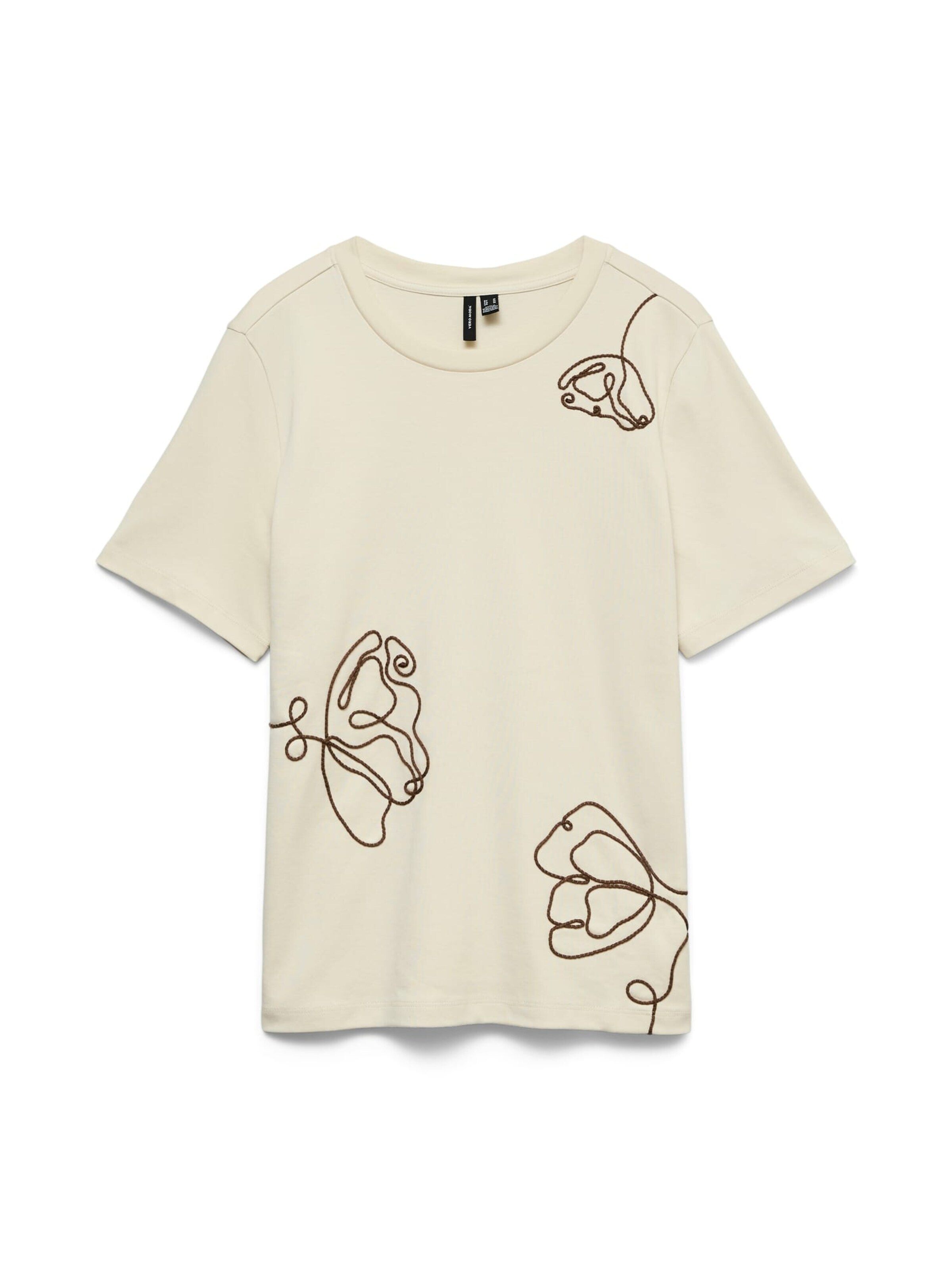 VERO MODA Tricot 'irene' in Beige: voorkant