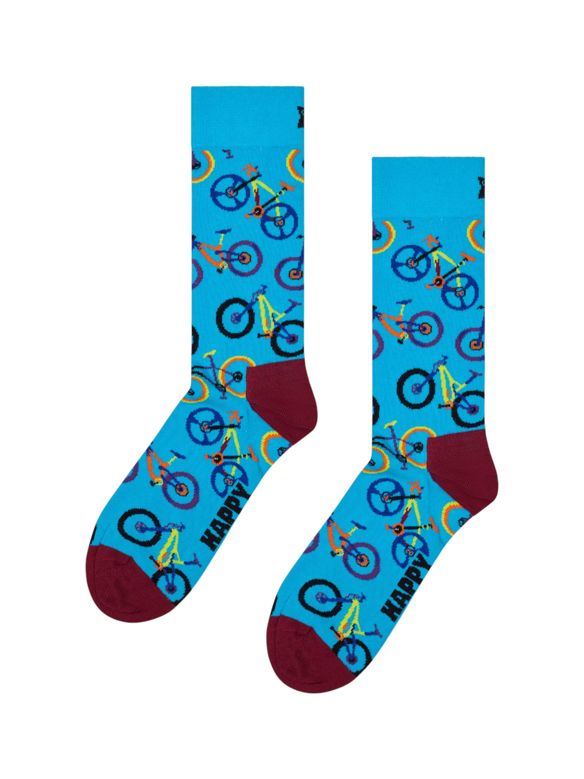 Happy Socks Sokid '4-Pack Bike Socks Gift Set', värv sinine