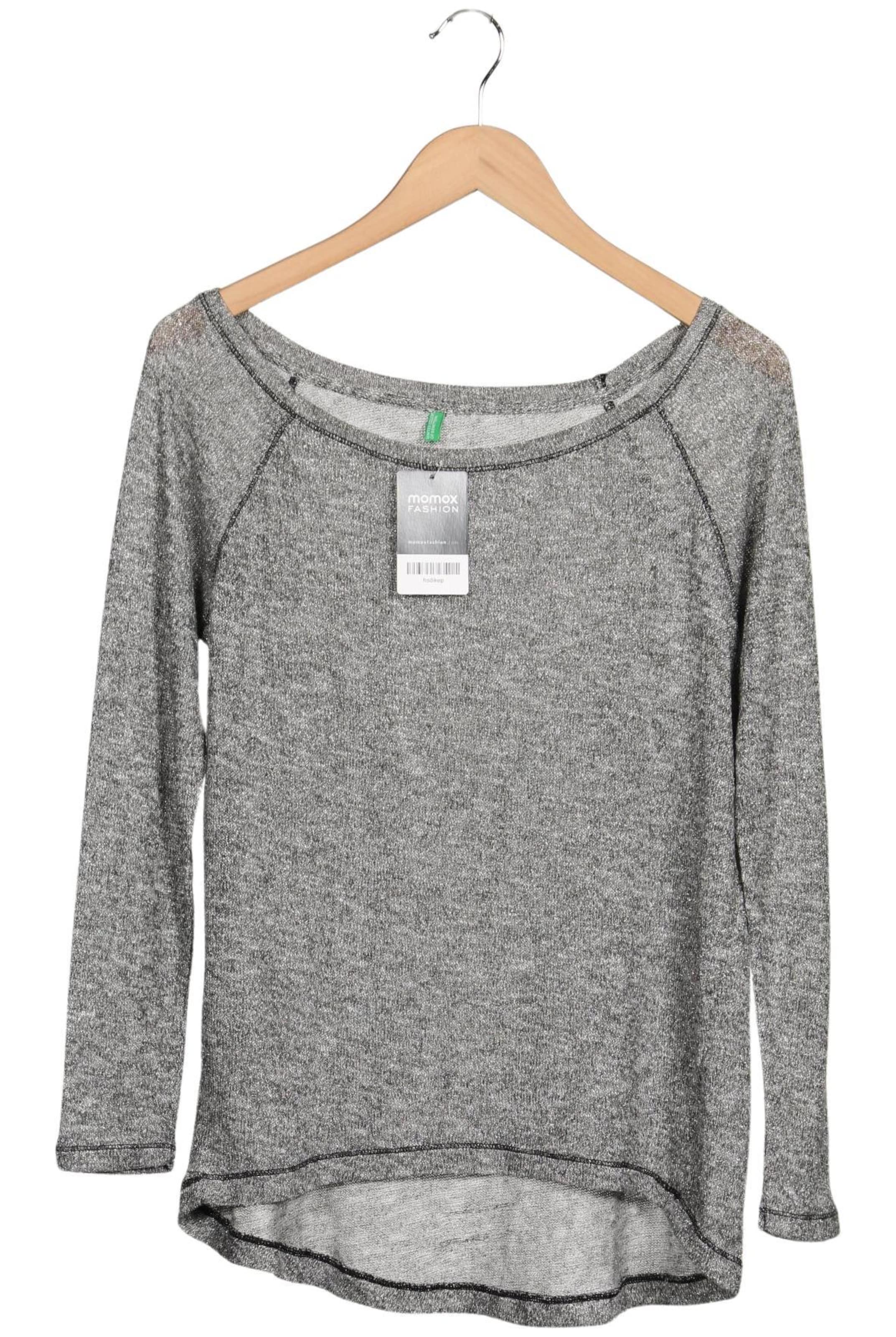 UNITED COLORS OF BENETTON Pullover M in Silber: Vorderseite