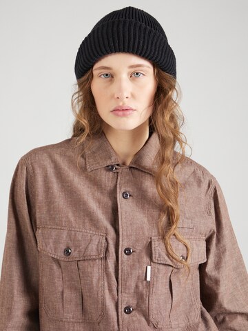 G-STAR Bluse 'Officer BF' in Braun