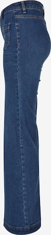 Urban Classics Rozkloszowany krój Jeansy w kolorze niebieski