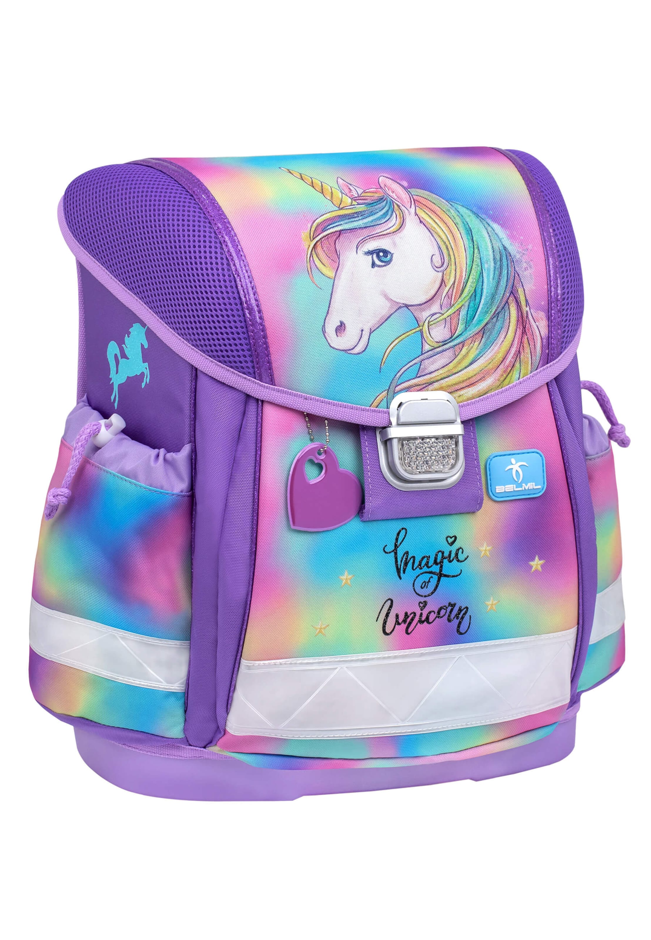 Belmil Schulranzen-Set 'Classy' in Lila