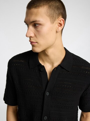 SELECTED Regular Fit Hemd in Schwarz