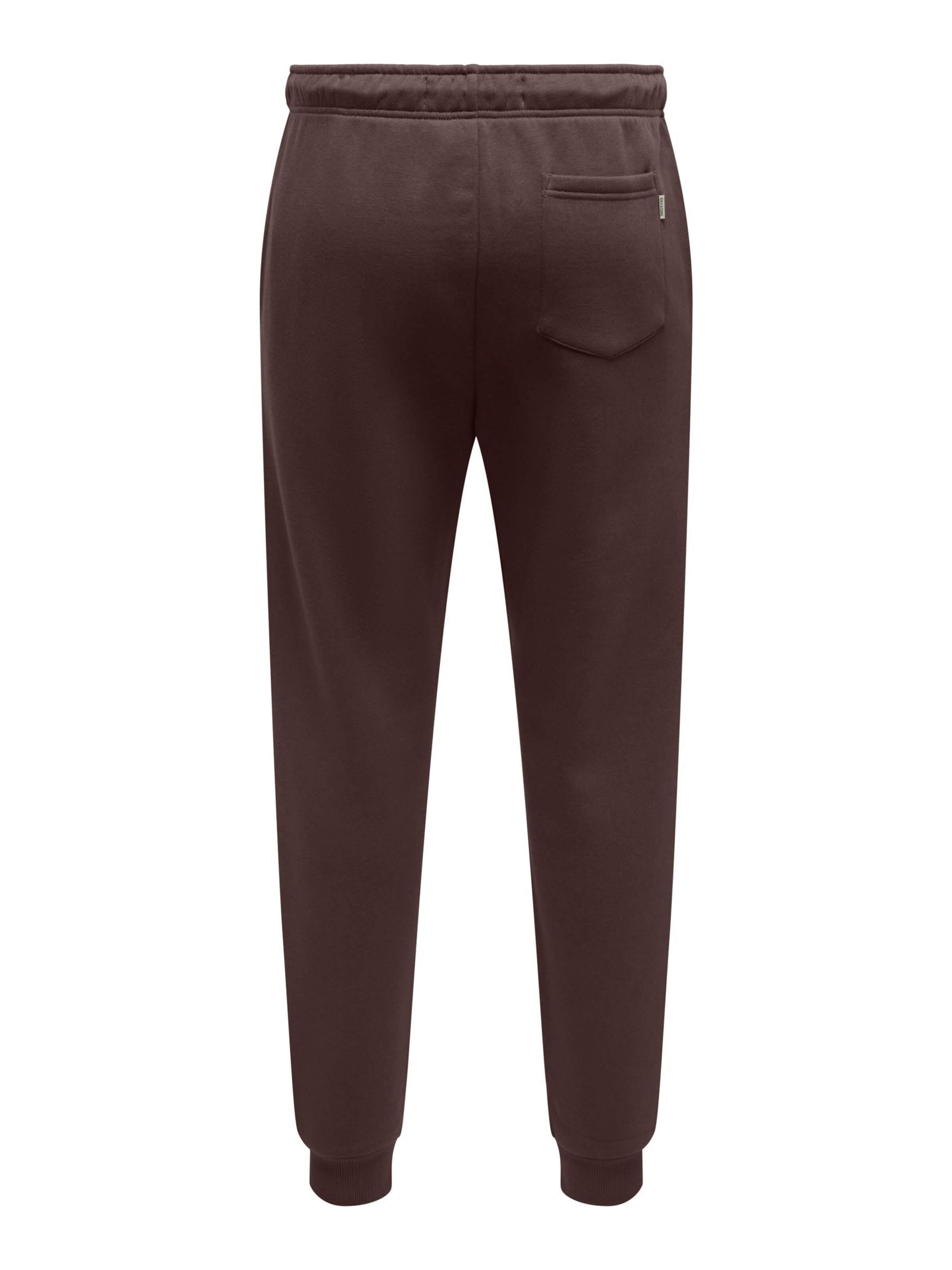 Effilé Pantalon 'ONSCeres' Only & Sons en marron