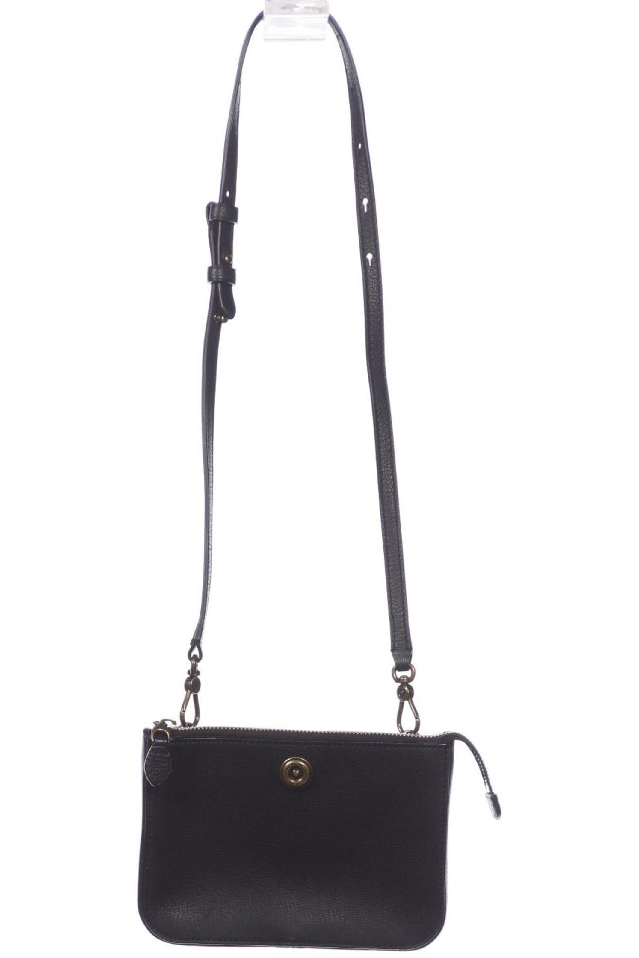 Lauren Ralph Lauren Handtasche klein Leder One Size in Schwarz: Vorderseite