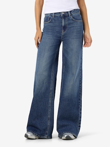 Noisy may - Perna larga Calças de ganga 'NMNELLIE' em azul: frente