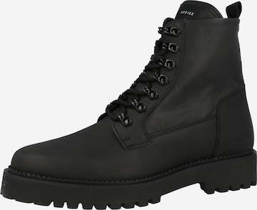 Nubikk Lace-Up Boots 'Logan Harbor' in Black: front