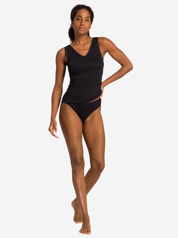 Hanro Panty 'Cotton Seamless' in Black