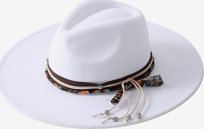 Emilie collection Hut 'Fedora' in 57 in weiß, Produktansicht