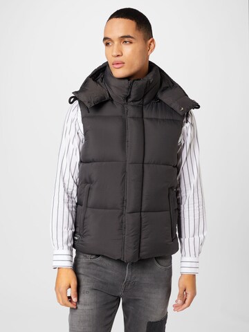 Superdry Bodywarmer in Zwart: voorkant