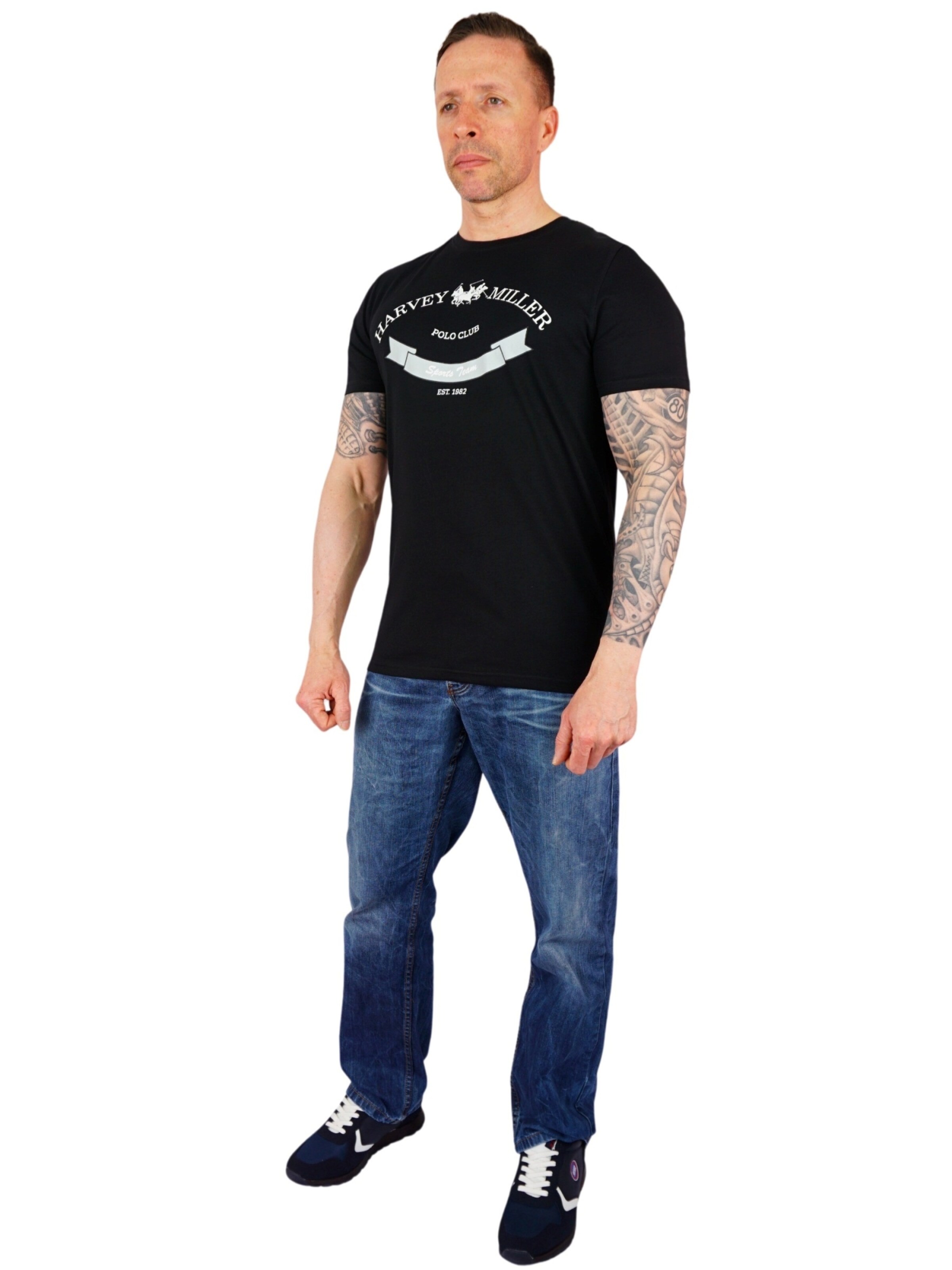 HARVEY MILLER Bluser & t-shirts i sort