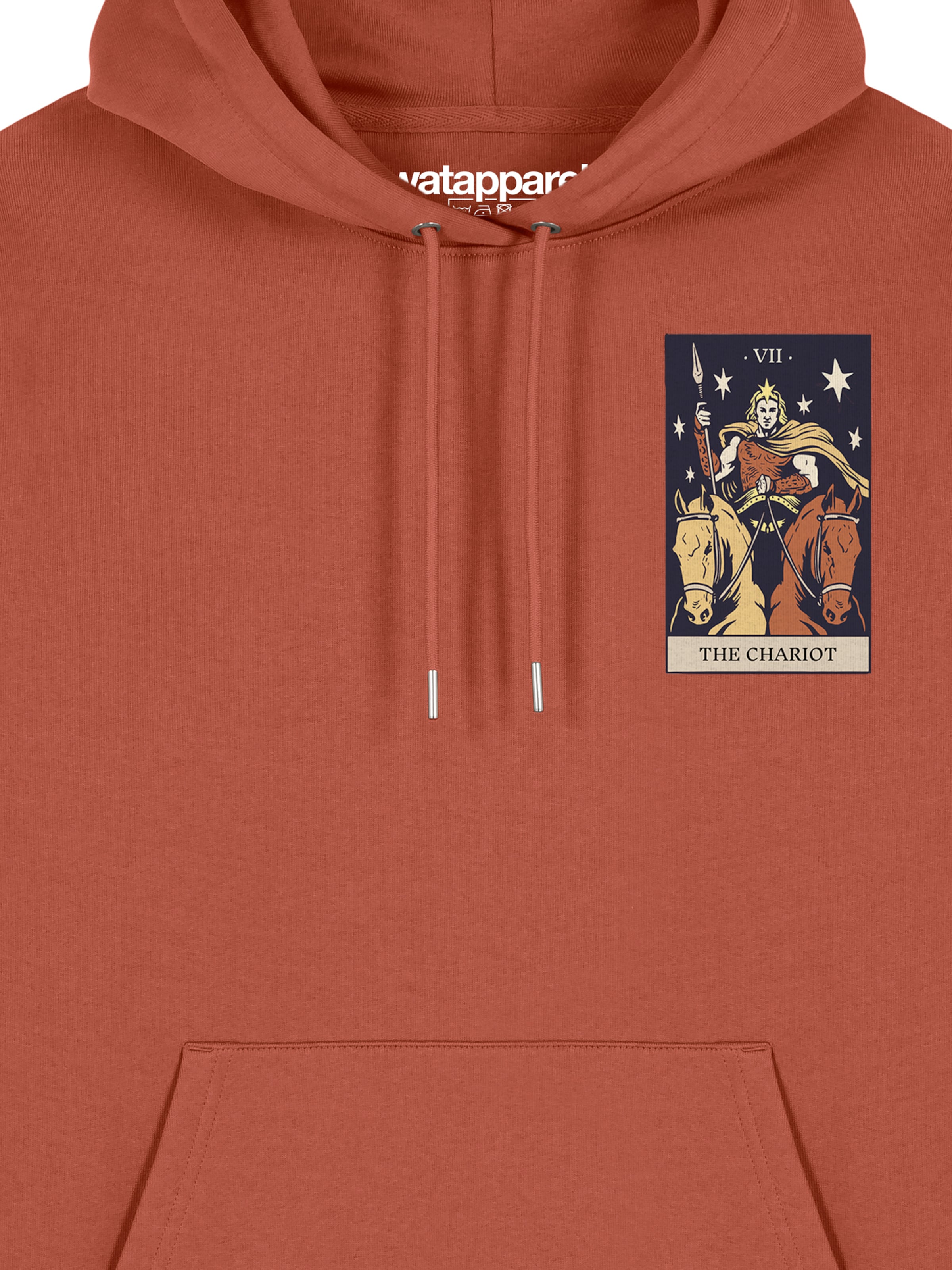 Sweat-shirt ' Tarot The Chariot ' Watapparel en marron