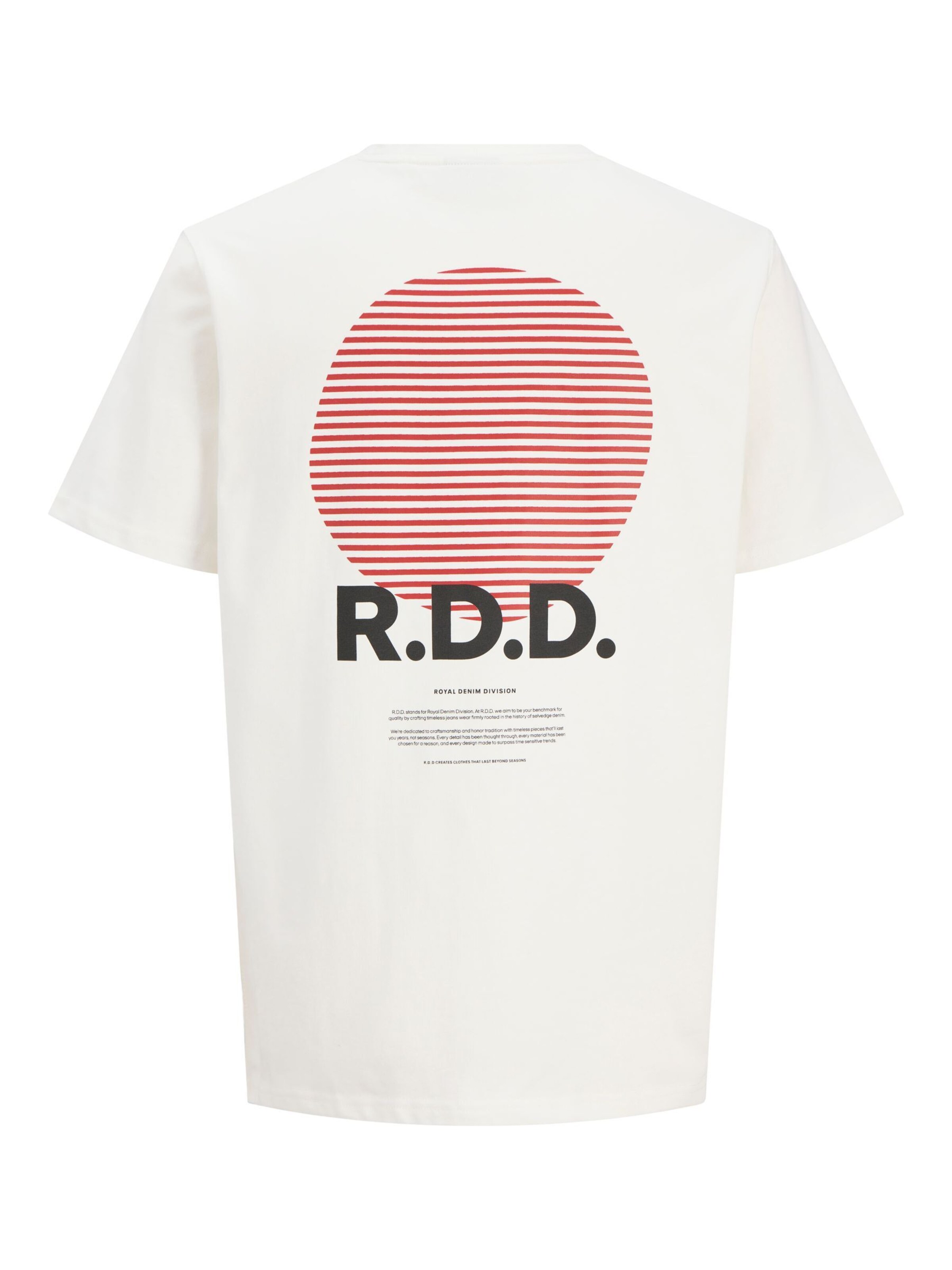 R.D.D. ROYAL DENIM DIVISION Bluser & t-shirts 'RDDTHOR' i hvid: forside