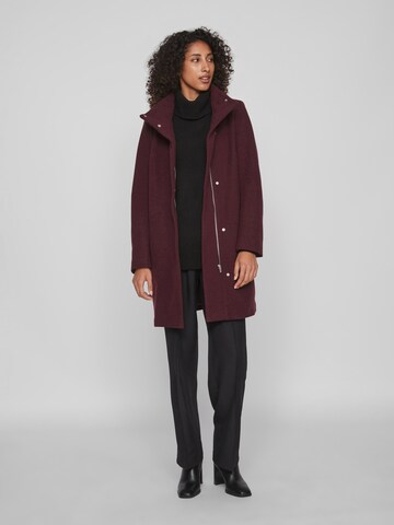 VILA Between-Seasons Coat in Red