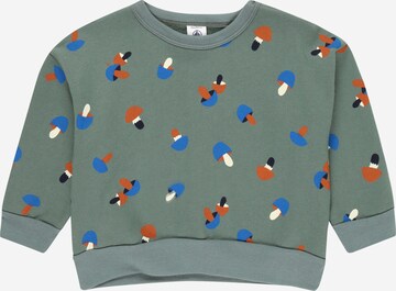 PETIT BATEAU Sweatshirt in Groen: voorkant