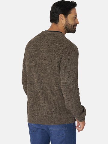 Jan Vanderstorm Sweater 'Tjuse' in Brown
