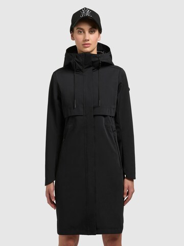 khujo Between-seasons parka 'MANAO' in Black: front