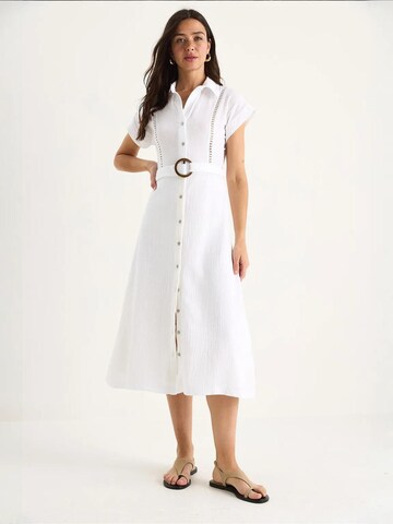 Robe-chemise Bianco Lucci en blanc