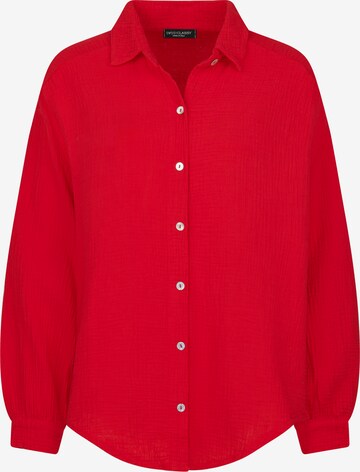 SASSYCLASSY Блуза в червено: отпред