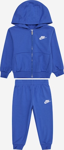 Nike Sportswear Strój do biegania 'CLUB' w kolorze niebieski: przód