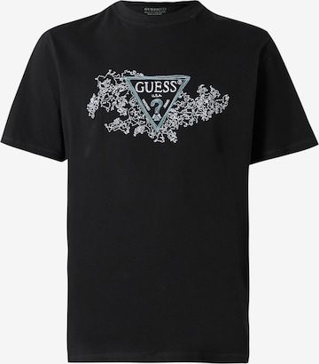 GUESS Μπλουζάκι σε μαύρο: μπροστά