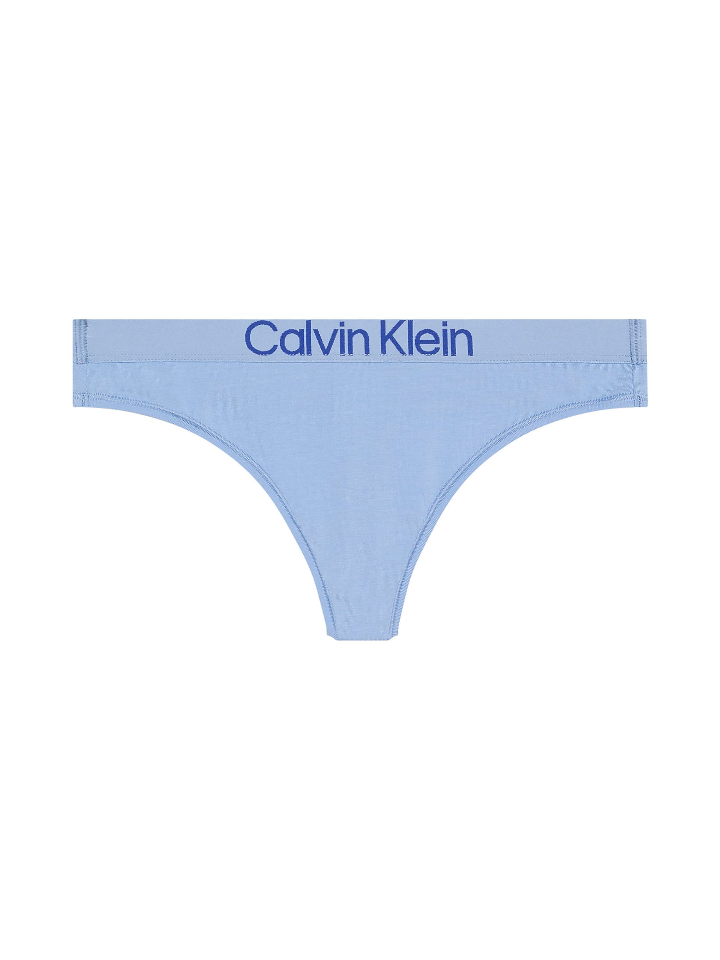 Calvin Klein String in Blue: front
