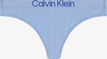 Calvin Klein String in Blauw: voorkant