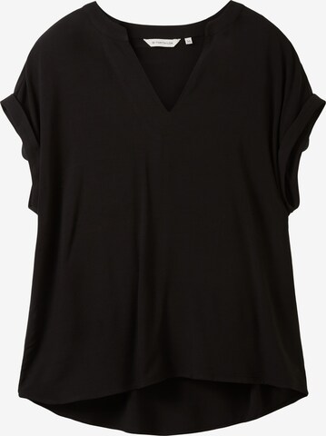 TOM TAILOR Blouse in Black: front