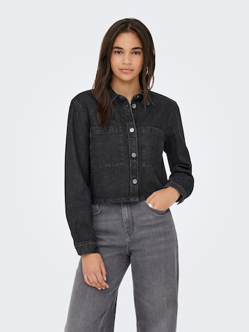 JDY Tussenjas 'JDYMARLY ' in Zwart: voorkant