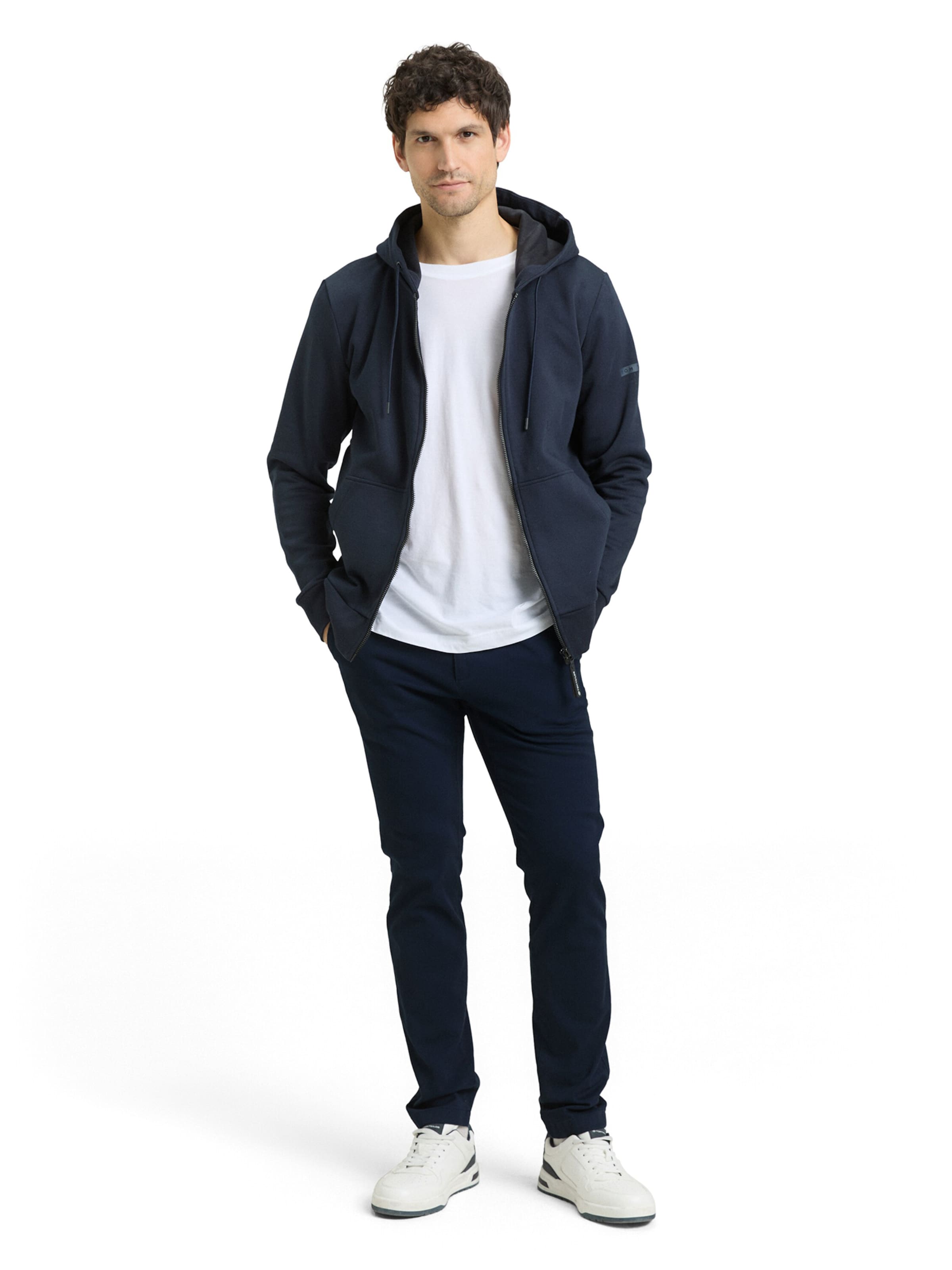 TOM TAILOR Слим фит Панталон Chino в синьо