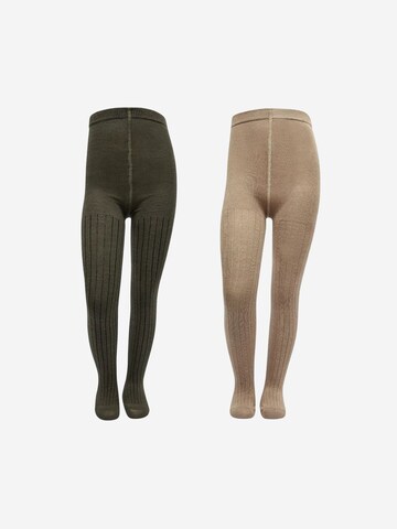 Penti Hlačne nogavice 'PENTI Mädchen Pretty Rib Strumpfhose' | zelena barva: sprednja stran