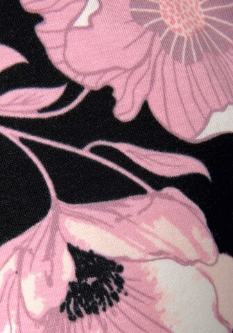 LASCANA Pyjamashorts in Schwarz