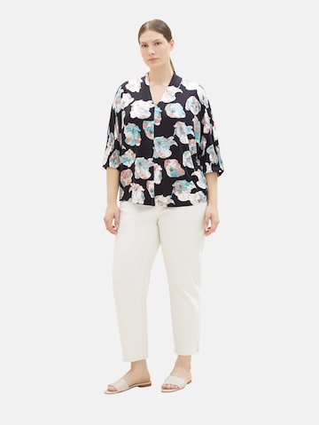 Tom Tailor Women + Blouse in Blauw