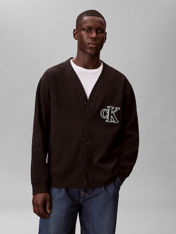 Vestes en maille Calvin Klein Jeans en noir : devant