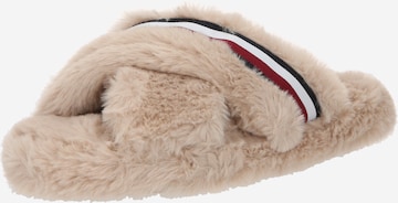 TOMMY HILFIGER Slippers in Beige: front