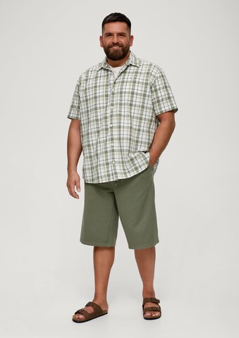 s.Oliver Men Big Sizes Regular Fit Hemd in Grün