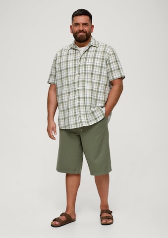 s.Oliver Men Big Sizes Regular Fit Hemd in Grün