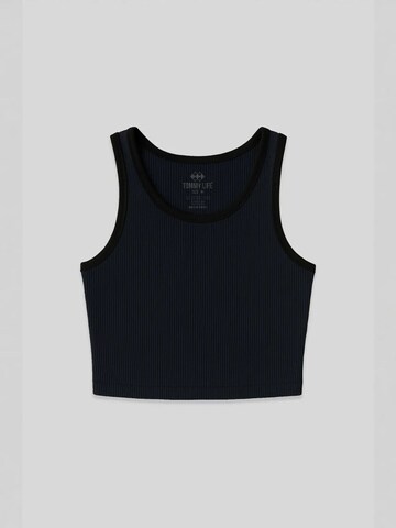Tommy Life Topp 'Crop Top', värv must