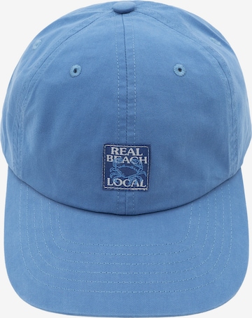 Pull&Bear Lippalakki 'REAL LOCAL' värissä sininen: etupuoli
