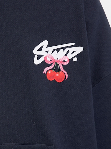 Pull&Bear Mikina – modrá