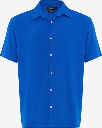 Antioch Regular fit Риза в синьо: отпред