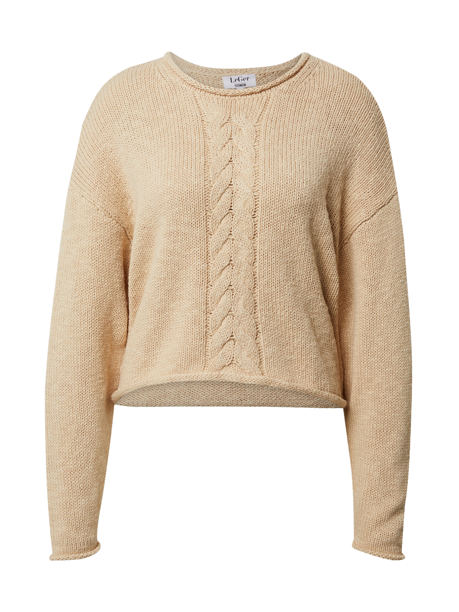 Odzież Swetry LeGer by Lena Gercke Sweter Marieke w kolorze Beżowym 