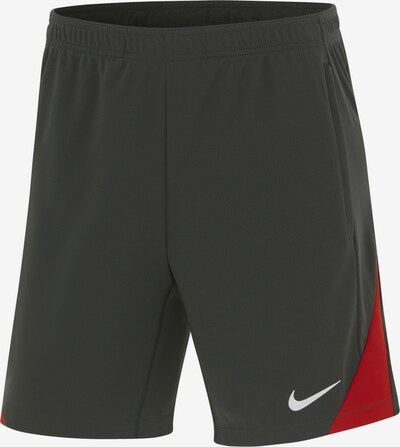 NIKE Workout Pants in Grey / Red, Item view