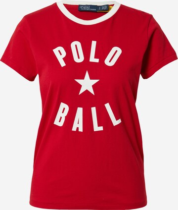 Polo Ralph Lauren T-shirt i röd: framsida