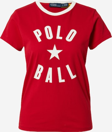Polo Ralph Lauren Shirts i rød: forside