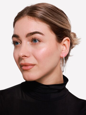 Heideman Earrings 'Dilja' in Silver: front