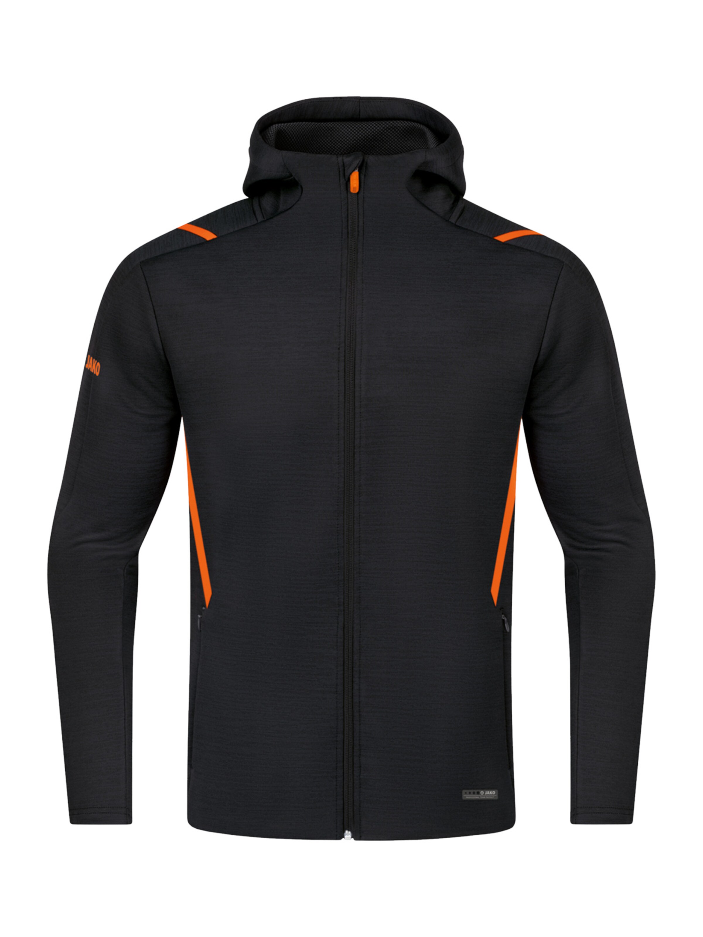 JAKO Sportjacke 'Challenge' in Schwarz: Vorderseite