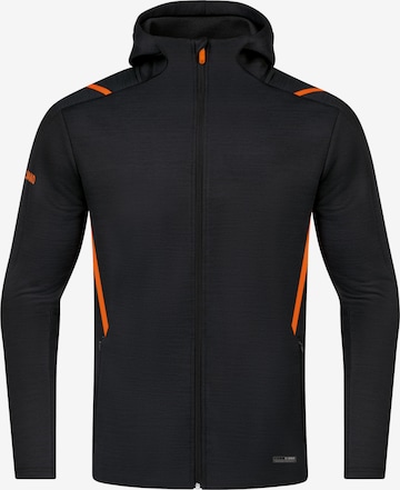 JAKO Athletic Jacket in Black: front