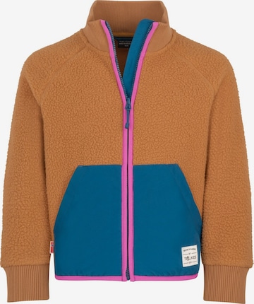TROLLKIDS Fleece Jacket in Brown: front
