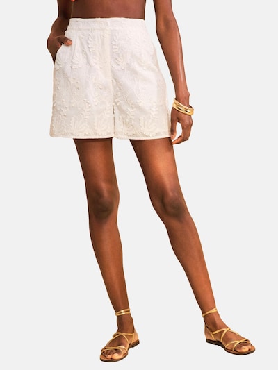 love & roses Pleat-front trousers in White, Item view